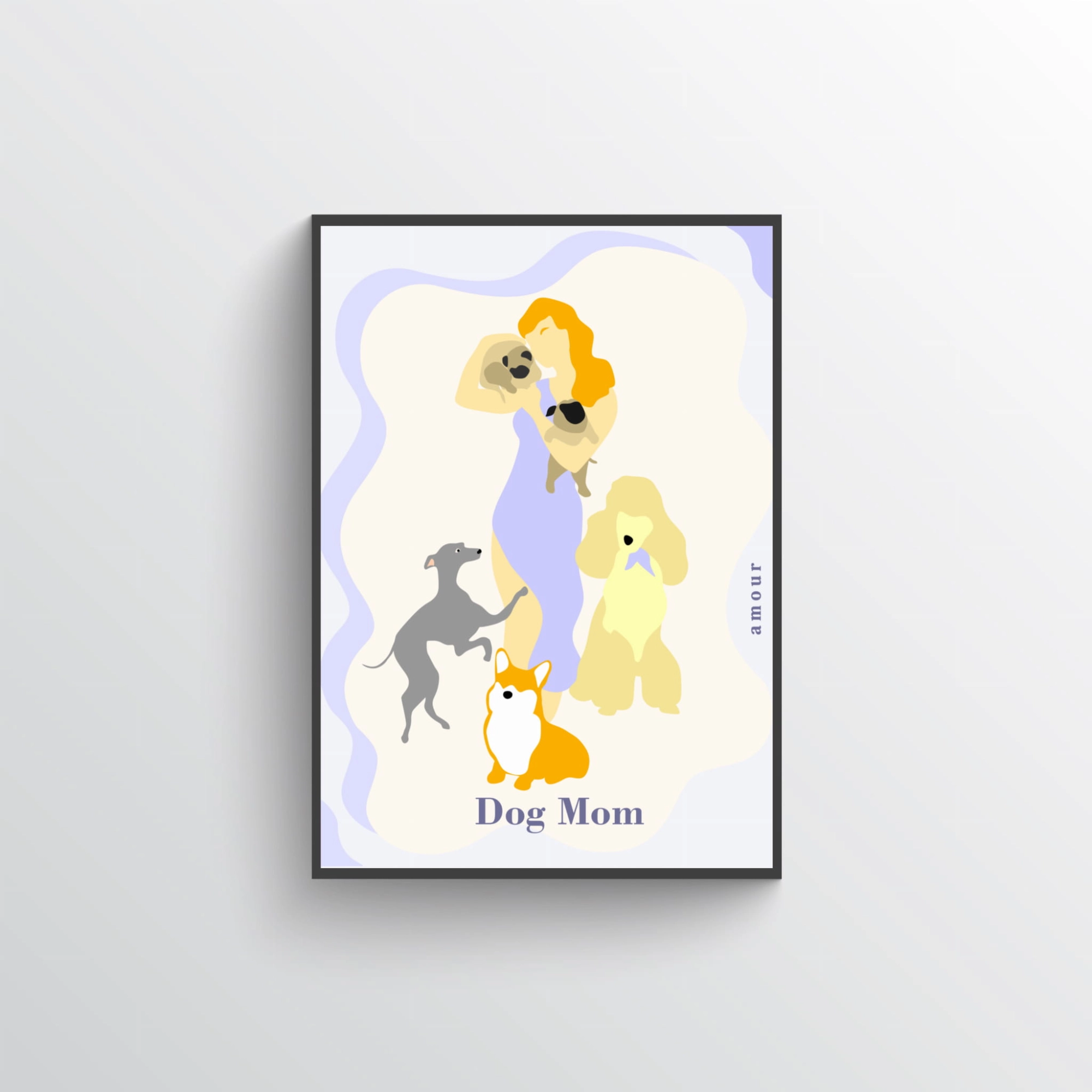 Plakat DOG MOM
