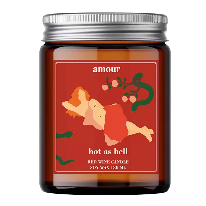 Świeca HOT AS HELL 180 ml