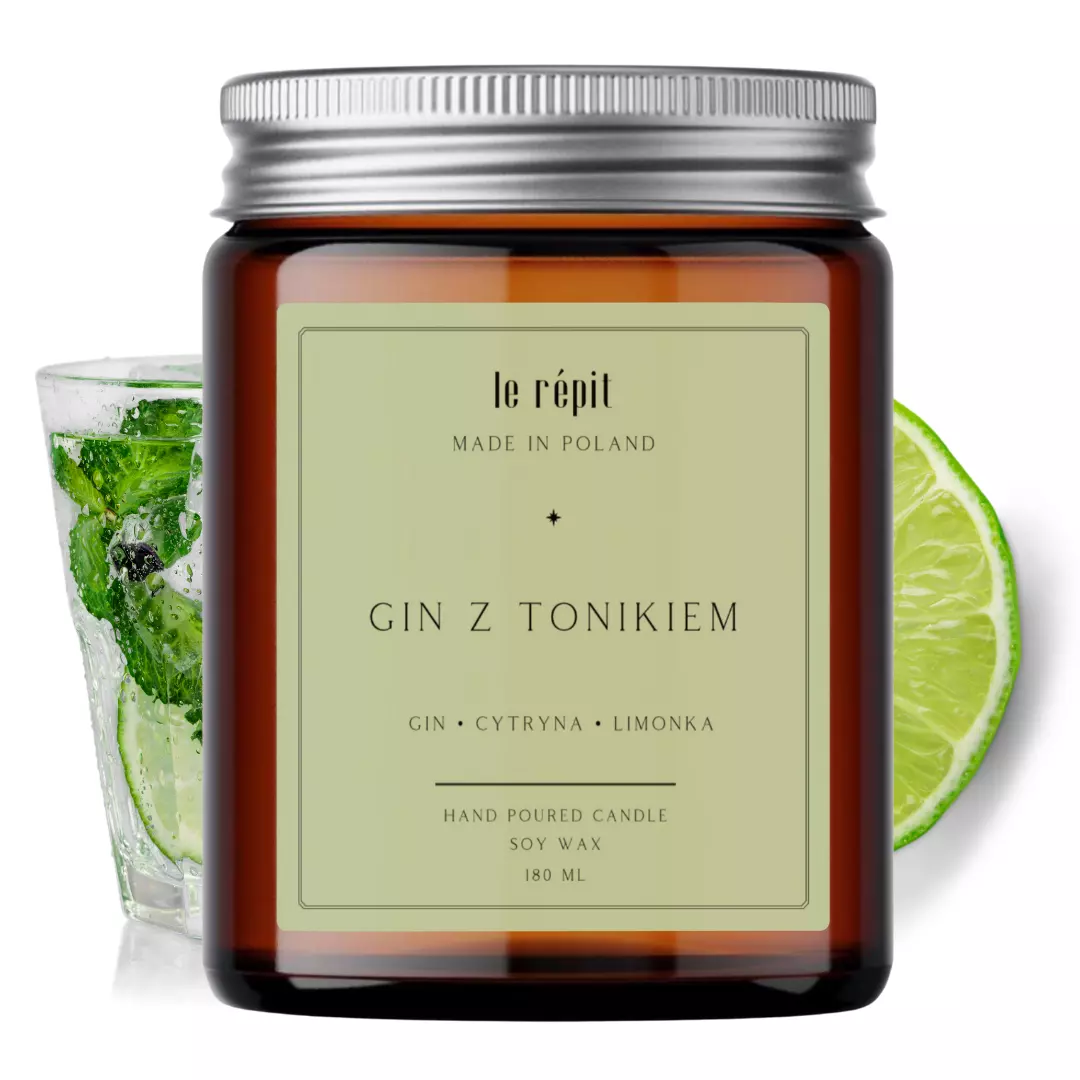 Świeca Gin z Tonikiem 180 ml