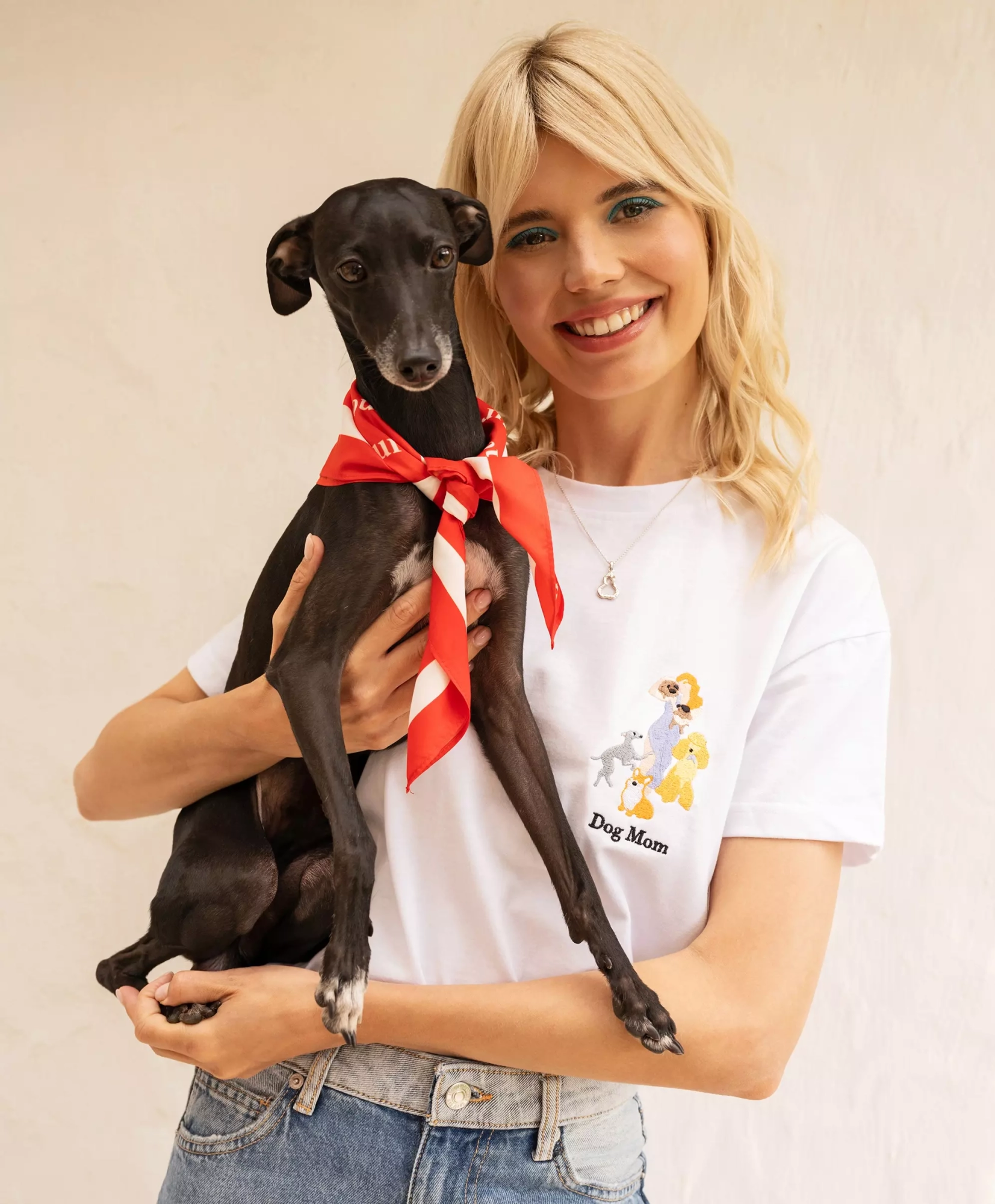 t-shirt DOG MOM 