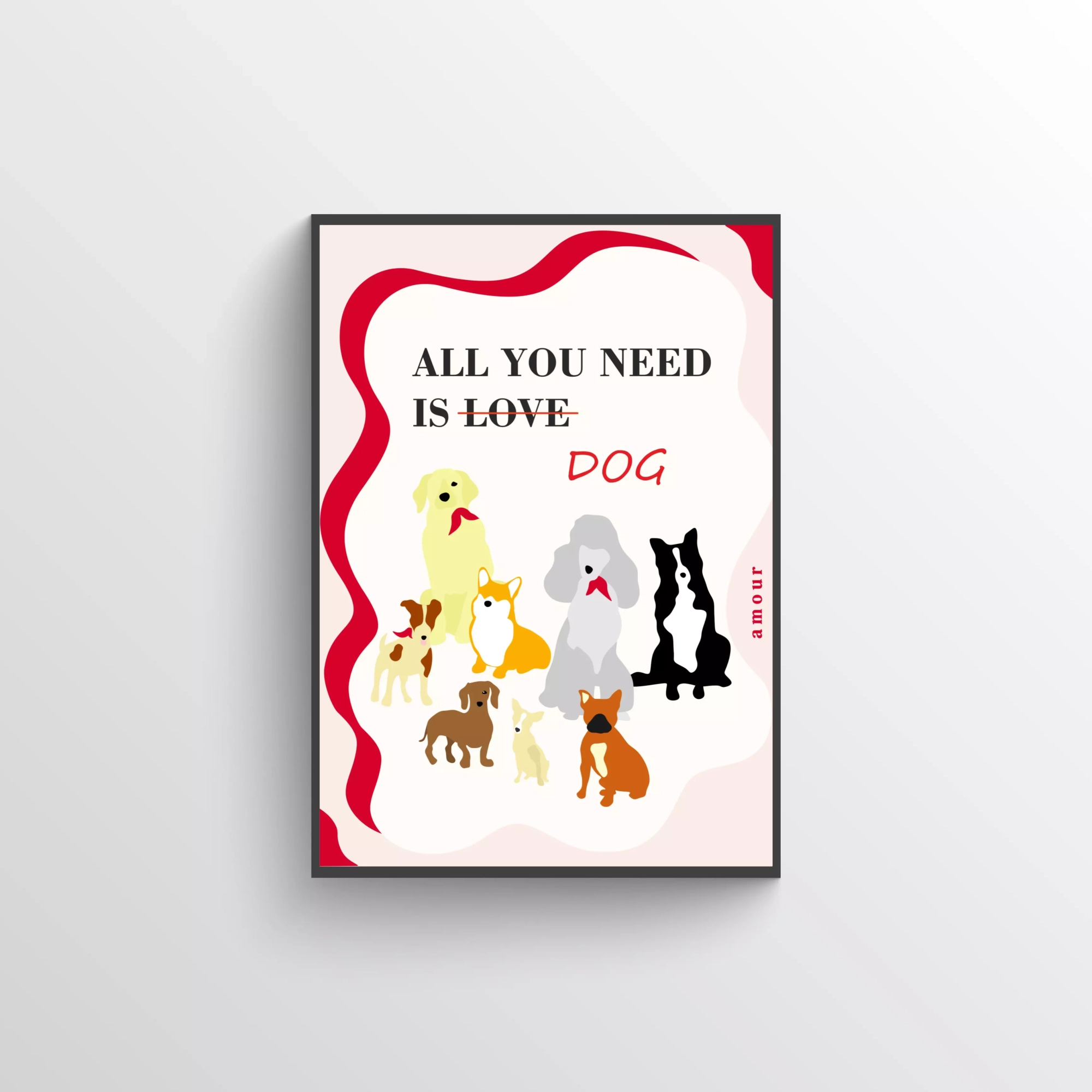 Plakat ALL YOU NEED (DOG)