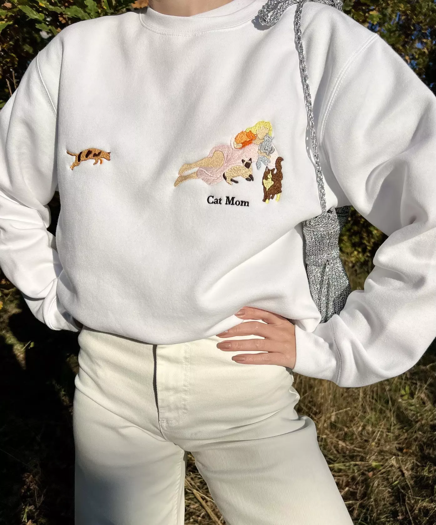 Bluza CAT MOM Ecru
