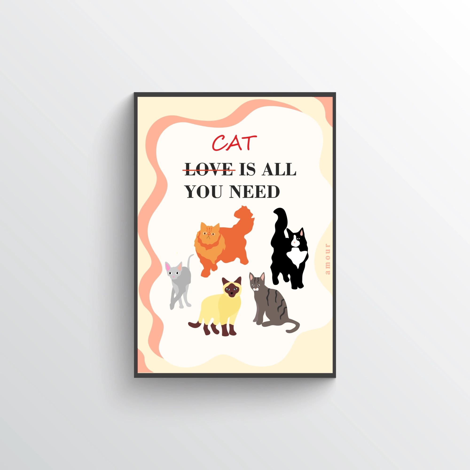 Plakat ALL YOU NEED (CAT)