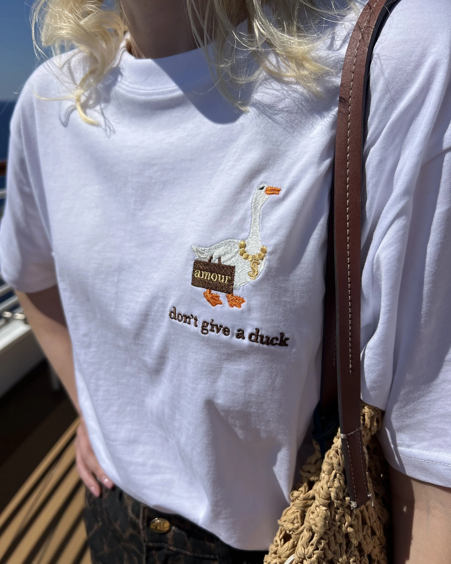 t-shirt BOSS DUCK 
