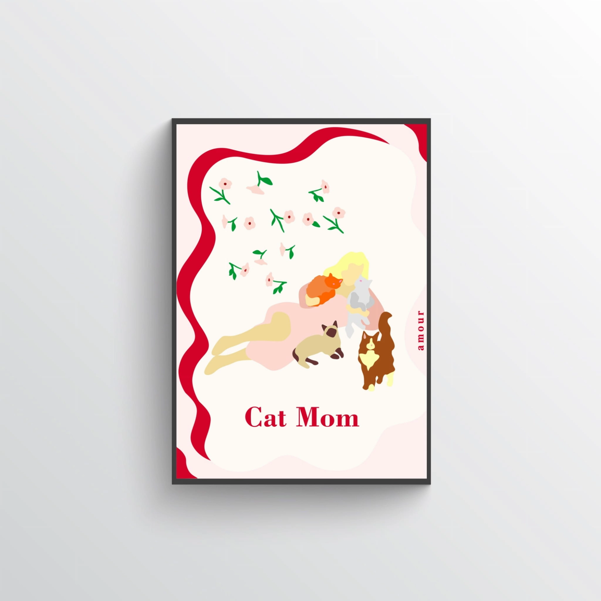 Plakat Cat Mom