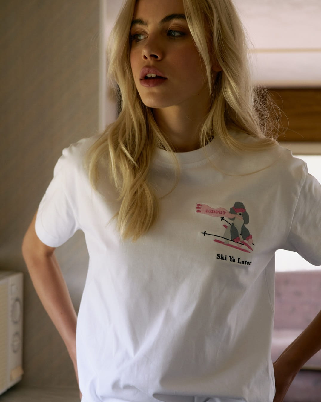 t-shirt SKI YA LATER
