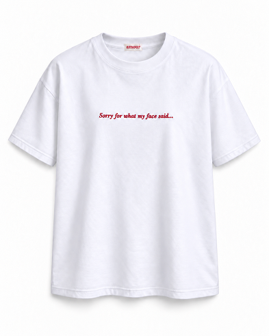 t-shirt SORRY 