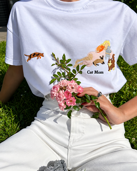t-shirt CAT MOM PREORDER 
