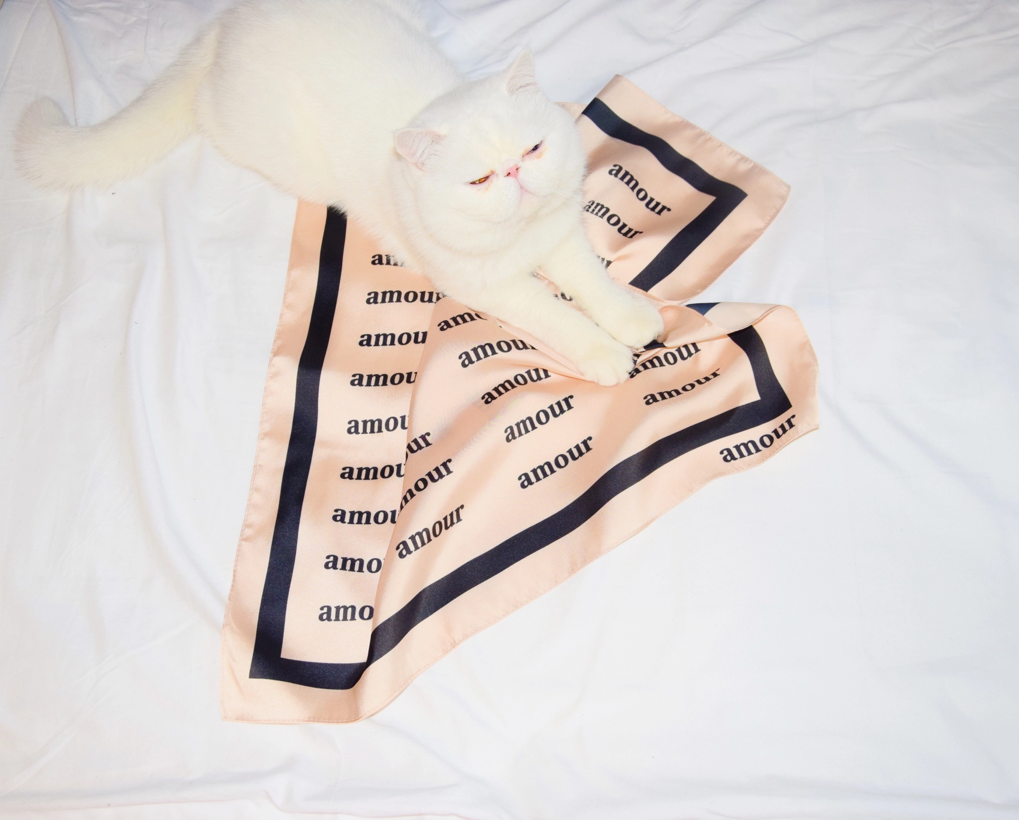 Apaszka Amour Beige