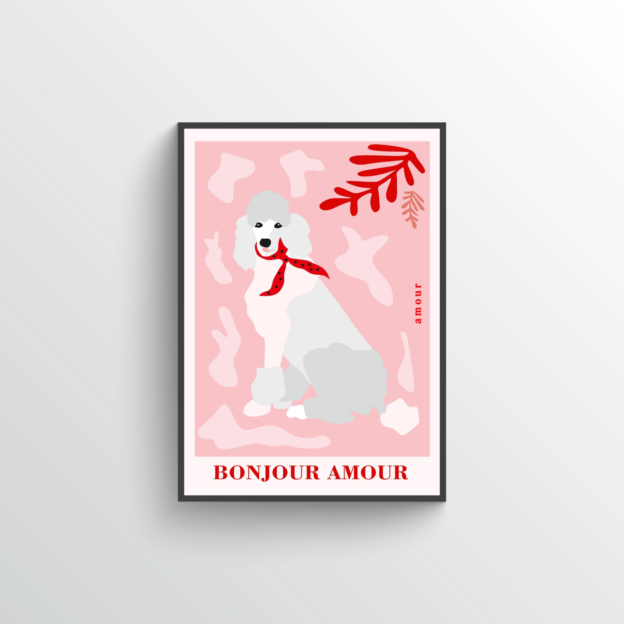 Plakat  Bonjour