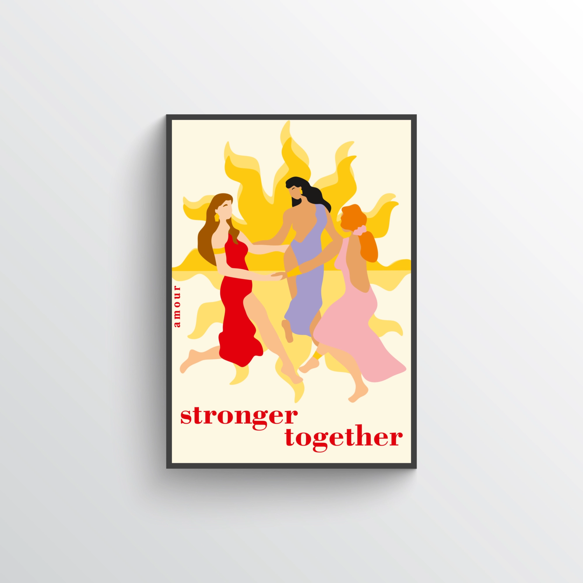 Plakat Stronger together